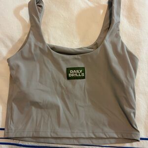 Daily Drills Gray Tank Top